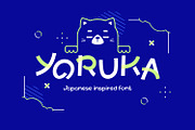 Yoruka - Faux Japanese Fonts, a Handwritten Font by tkzgraphic (Thumbnail 1 of 4)