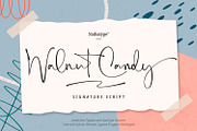 Walnut Candy, a Script Font by Nathatype (Thumbnail 1 of 10)