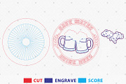 Multilayer Save Water Drink Beer SVG, a Pattern Graphic by Lasercutiny (Thumbnail 2 of 2)