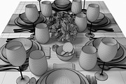 table setting 03, an Object 3D Model by 3dcruz (Thumbnail 3 of 13)