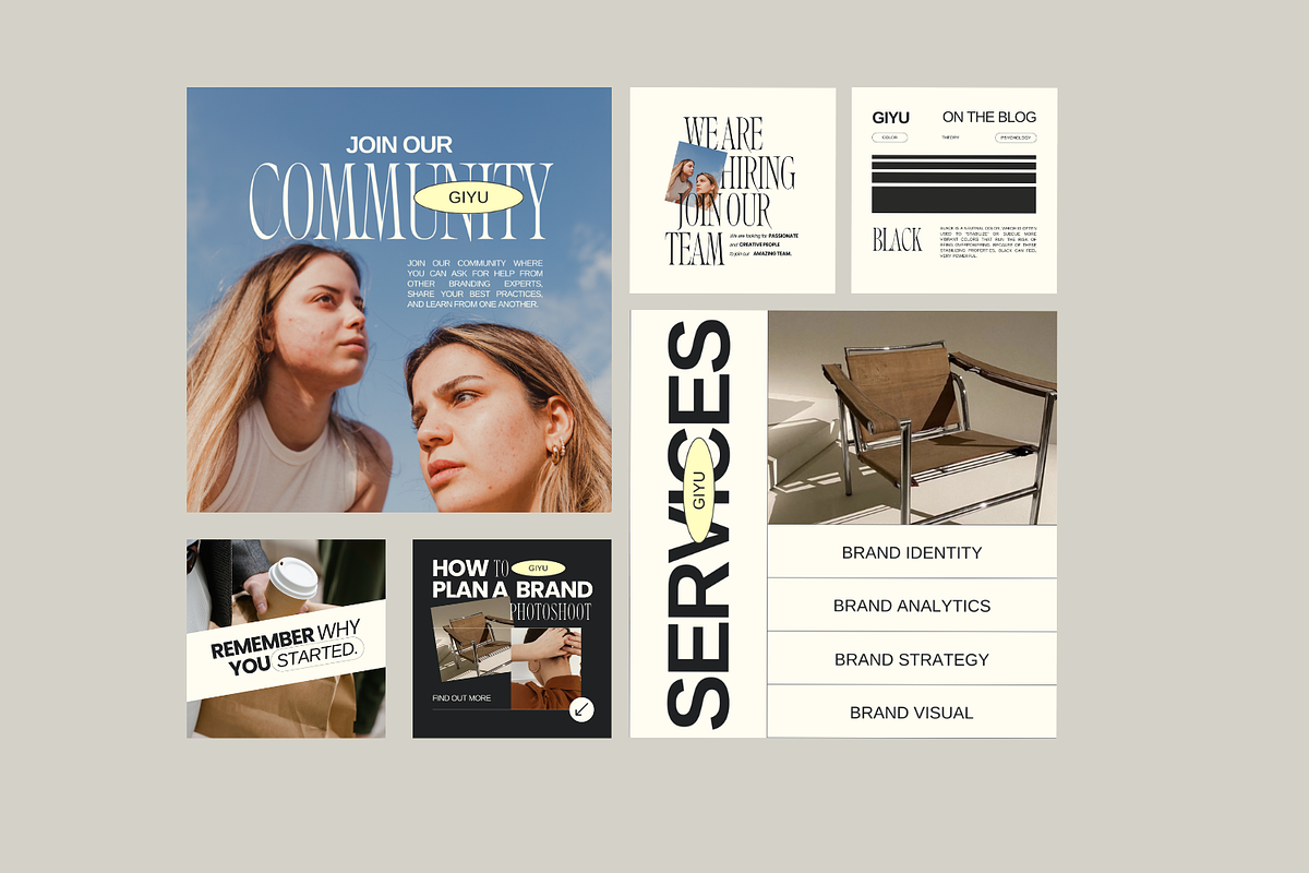 GIYU | Social Media Kit, a Templates & Theme by Hydric Design (Photo 8 of 8)