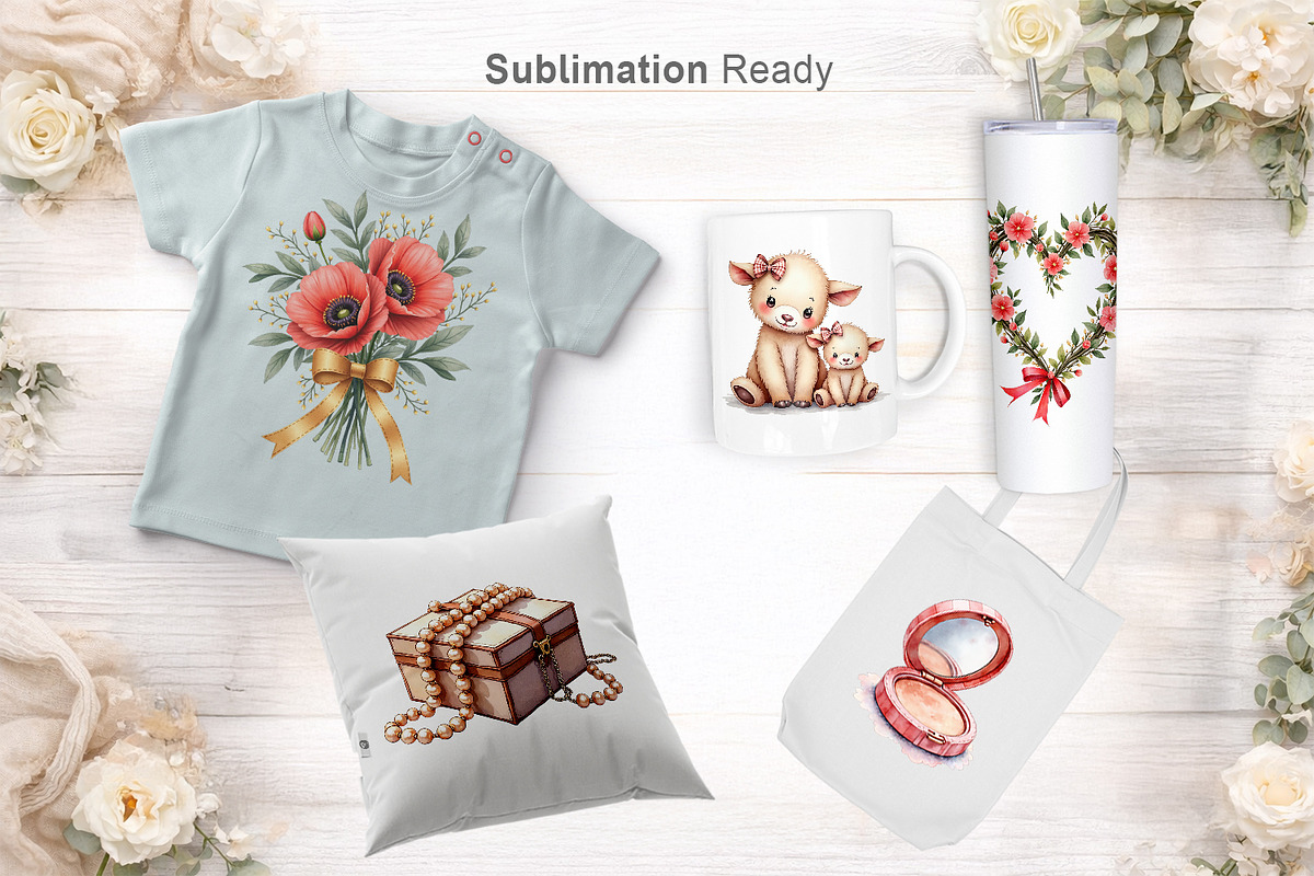 Coquette Ribbon Sublimation PNG, an Illustration by Artnoy (Photo 6 of 8)
