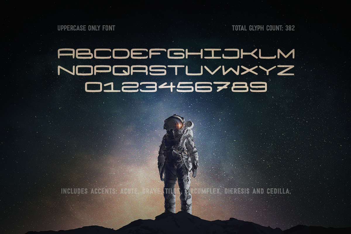 Moon Futuristic Hand, a Sans Serif Font by DonMarciano (Photo 2 of 5)