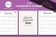 Calendar Planner Canva Template, a Design Template by Spark Design (Thumbnail 1 of 3)