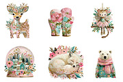 Vintage whimsical Christmas, an Illustration by CreationArt (Thumbnail 5 of 5)