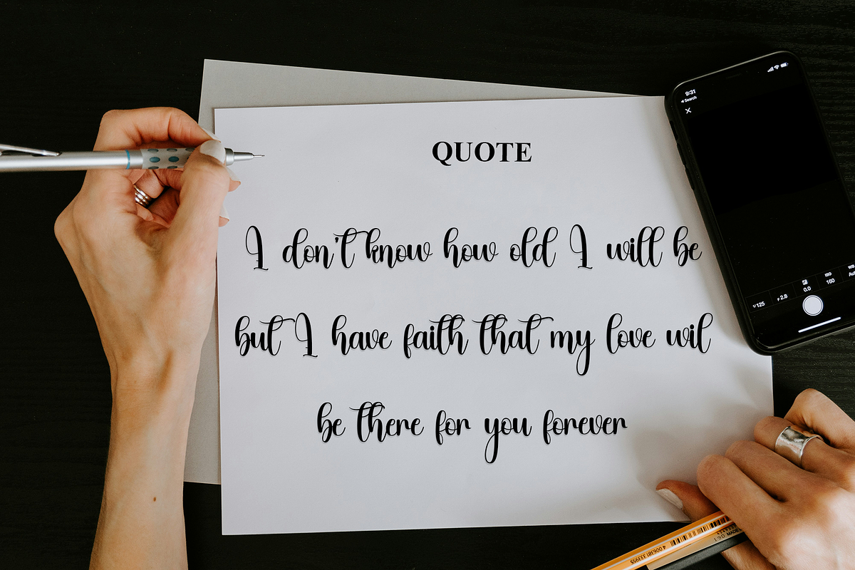 Solitude, a Serif Font by FreshTypeINK (Photo 6 of 8)
