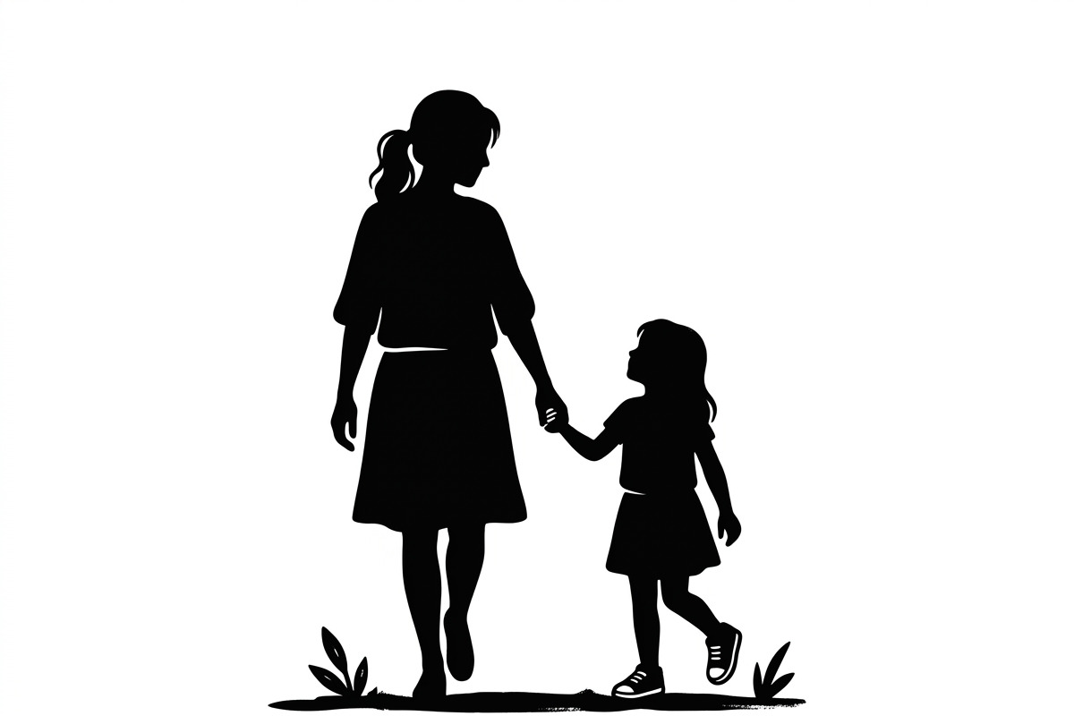 loving mother and children, a Person Illustration by Amazin_art (Photo 22 of 46)