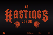 CS Hastings Drawn, a Blackletter Font by Craft Supply Co. (Thumbnail 1 of 8)