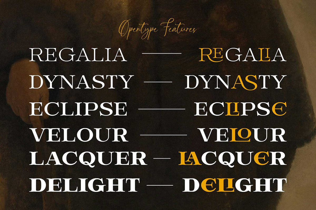 Hendry - Vintage Serif Family, a Serif Font by Novitype (Photo 8 of 12)