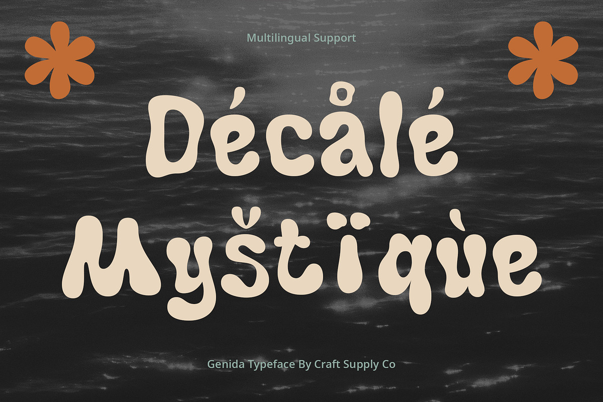 Genida – Funky Typeface, a Sans Serif Font by Craft Supply Co. (Photo 5 of 8)