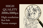 XXL Japanese Tattoo Procreate Bundle, a Brush Add-On by ProcreateInk (Thumbnail 9 of 10)