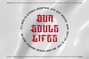 Nokrusa - Gothic Blackletter Font, a Blackletter Font by Dhabee (Thumbnail 10 of 16)