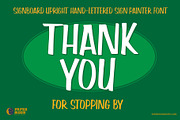 Signboard Upright Sign Painter Font, a Handwritten Font by Paper Moon Graphic Supply (Thumbnail 14 of 14)