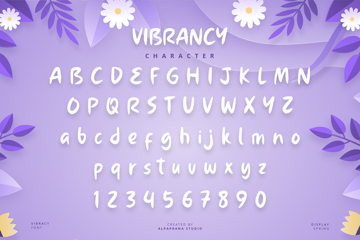 Vibrancy - Display Font, a Script Font by Alpaprana (Photo 7 of 9)