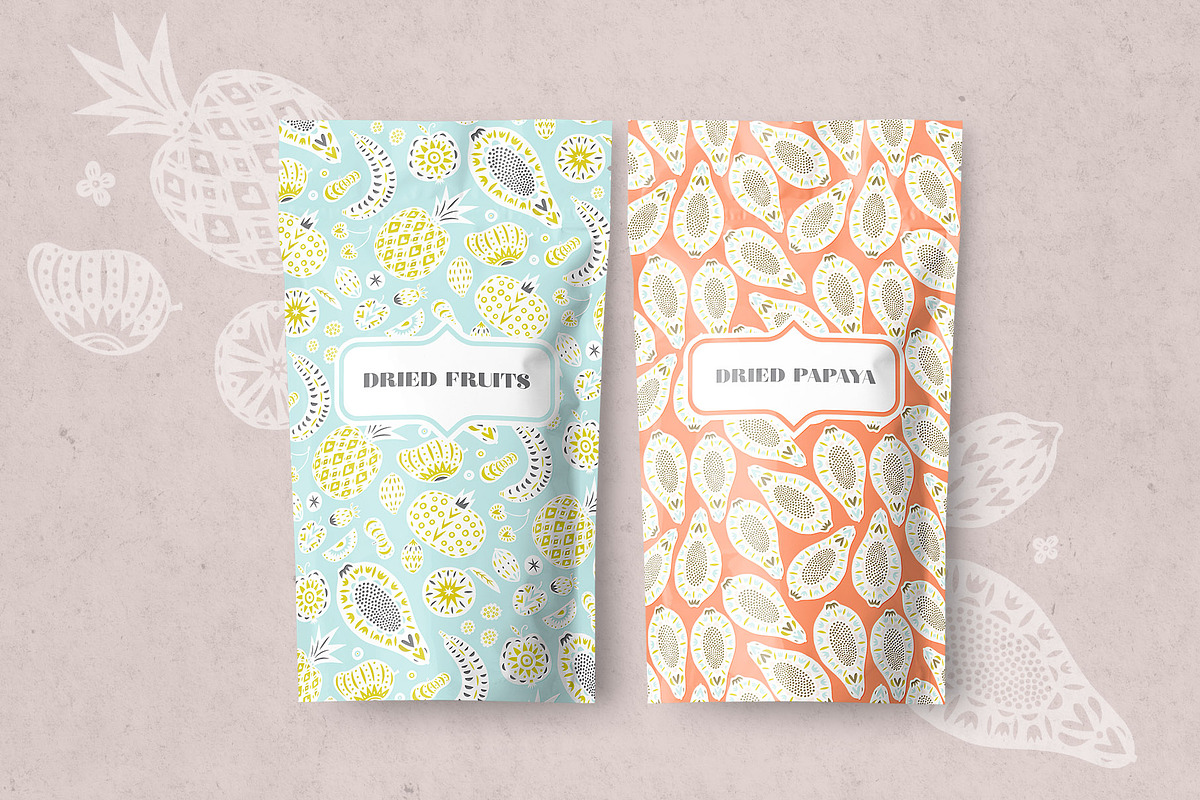 Linocut Fruit Silhouettes Collection, a Graphic by PicByKate (Photo 2 of 6)