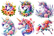 Colorful Magical Unicorn Sublimation, an Illustration by Designworld (Thumbnail 2 of 5)
