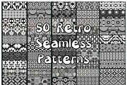 Retro 70s Pattern Brush Kit w Font, a Brush Add-On by Willow & Wheat (Thumbnail 2 of 5)