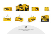 Shipping Container Mockup Set, a Cups & Container Mockup by Country4k (Thumbnail 4 of 4)