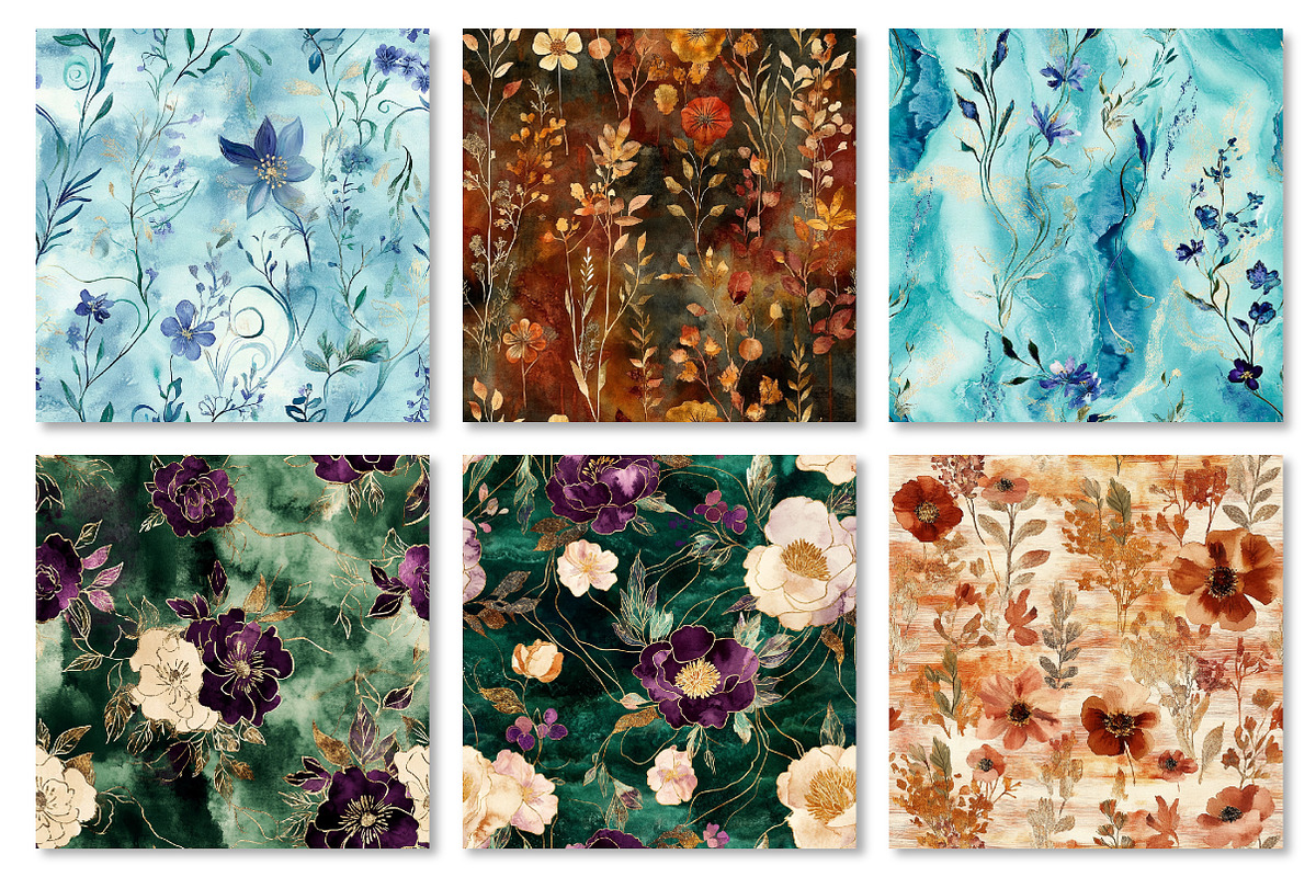 Abstract Watercolor Seamless Pattern, a Texture Graphic by Dream Creation (Photo 4 of 6)