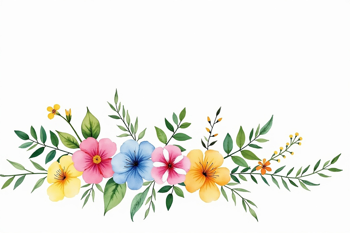 Vibrant Watercolor Floral Bouquet Bu, an Illustration by BIPLOB EXPERT (Photo 2 of 14)