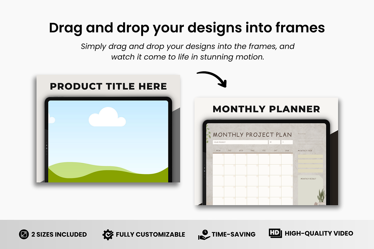 Digital Tablet Listing Video Canva, a Templates & Theme by DigiPax (Photo 3 of 7)