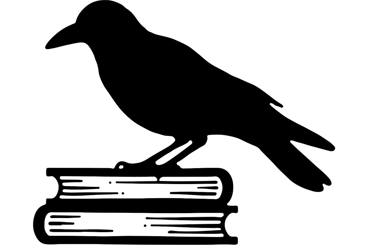 Raven on Books SVG Bundle, an Object Graphic by Designer_Momina (Photo 11 of 19)