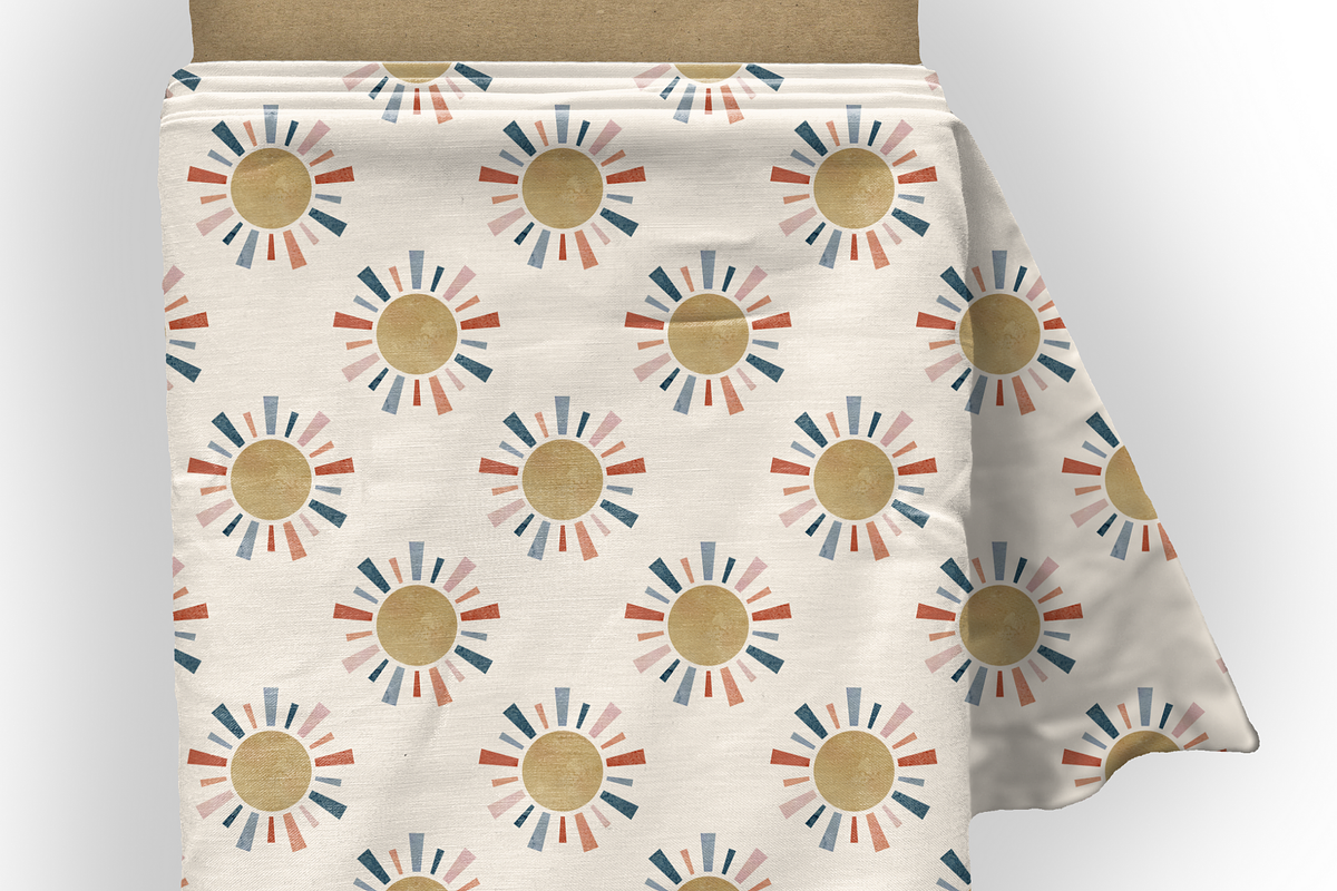 Boho Sunburst Seamless Pattern, a Pattern Graphic by OwlAndFern (Photo 2 of 12)