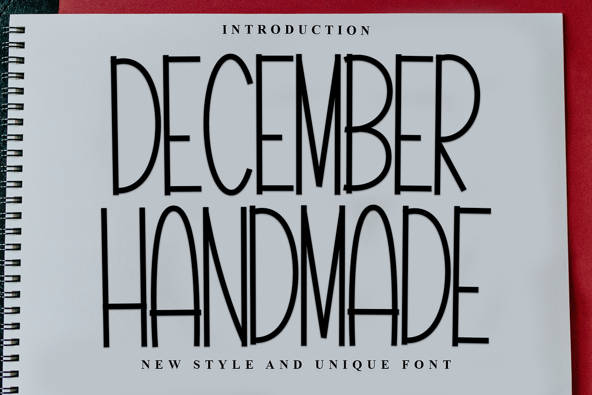 December Handmade, a Serif Font by InermediaSTUDIO (Photo 1 of 7)