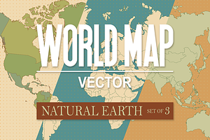World Map Vector - Natural Earth