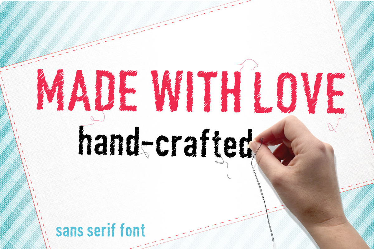 Made with love font