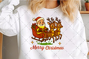 Merry Christmas Reindeer PNG, an Illustration by Craft Nest (Thumbnail 4 of 6)