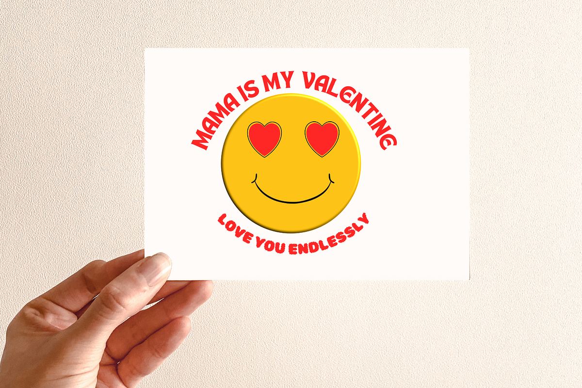Mom Is My Valentine PNG, a Graphic by Vector Portal (Photo 3 of 3)