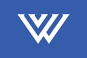 VW monogram initials letter logo con, a Branding & Logo Template by Saba Vector (Thumbnail 3 of 3)