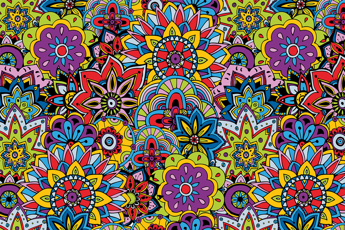 Floral doodle elements, a Templates & Theme by kizi (Photo 4 of 4)