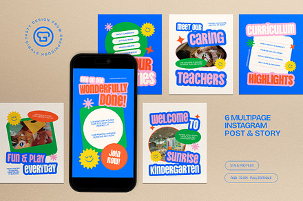 Kindergarten Education Instagram Set