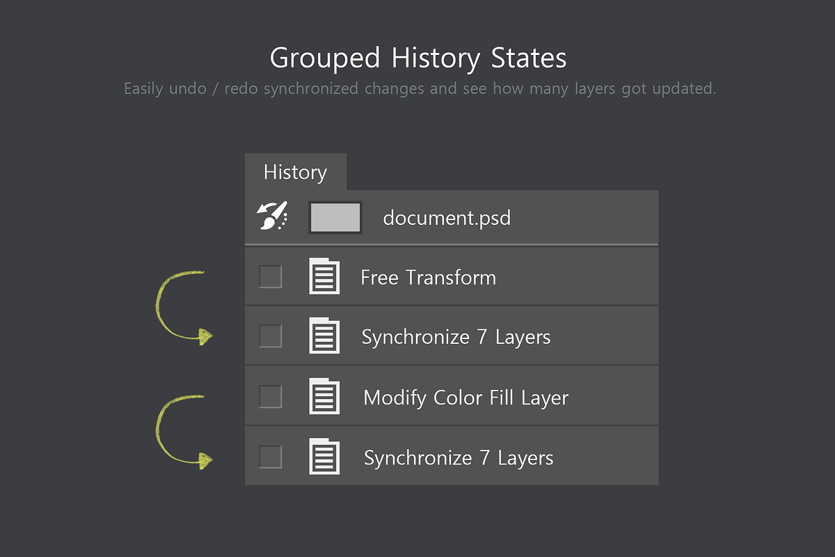 Sync Edit - Layer Synchronize Kit, a Plug-in Add-On by h3design (Photo 6 of 9)