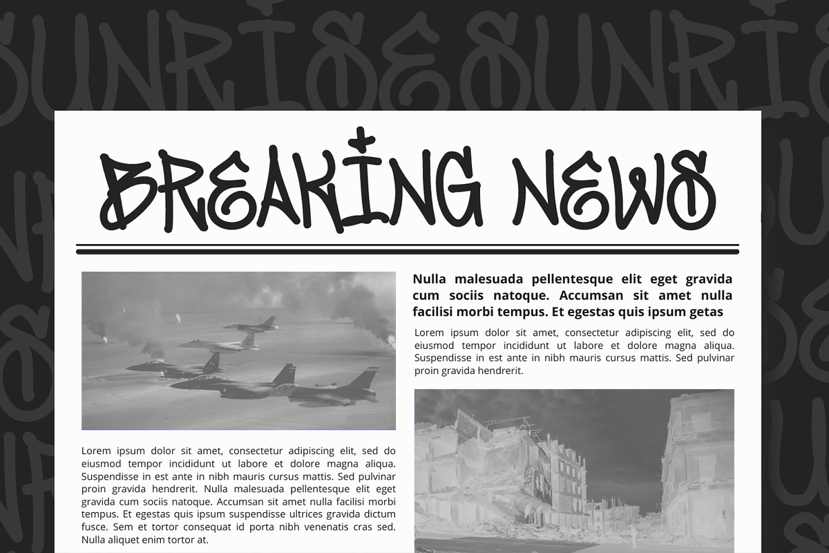 Jumpis Graffiti Typeface, a Handwritten Font by Fitrah Type (Photo 11 of 12)
