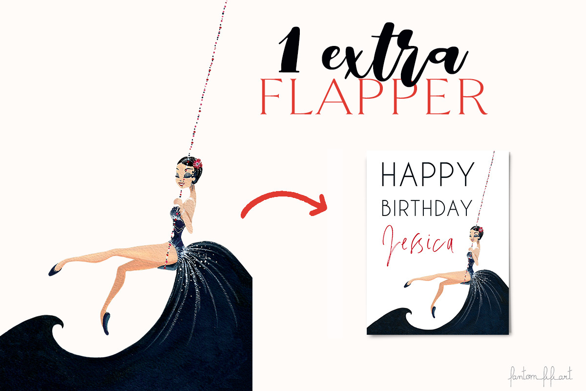 Cheeky flappers collection, an Illustration by Fantom Fifi Art (Photo 3 of 7)