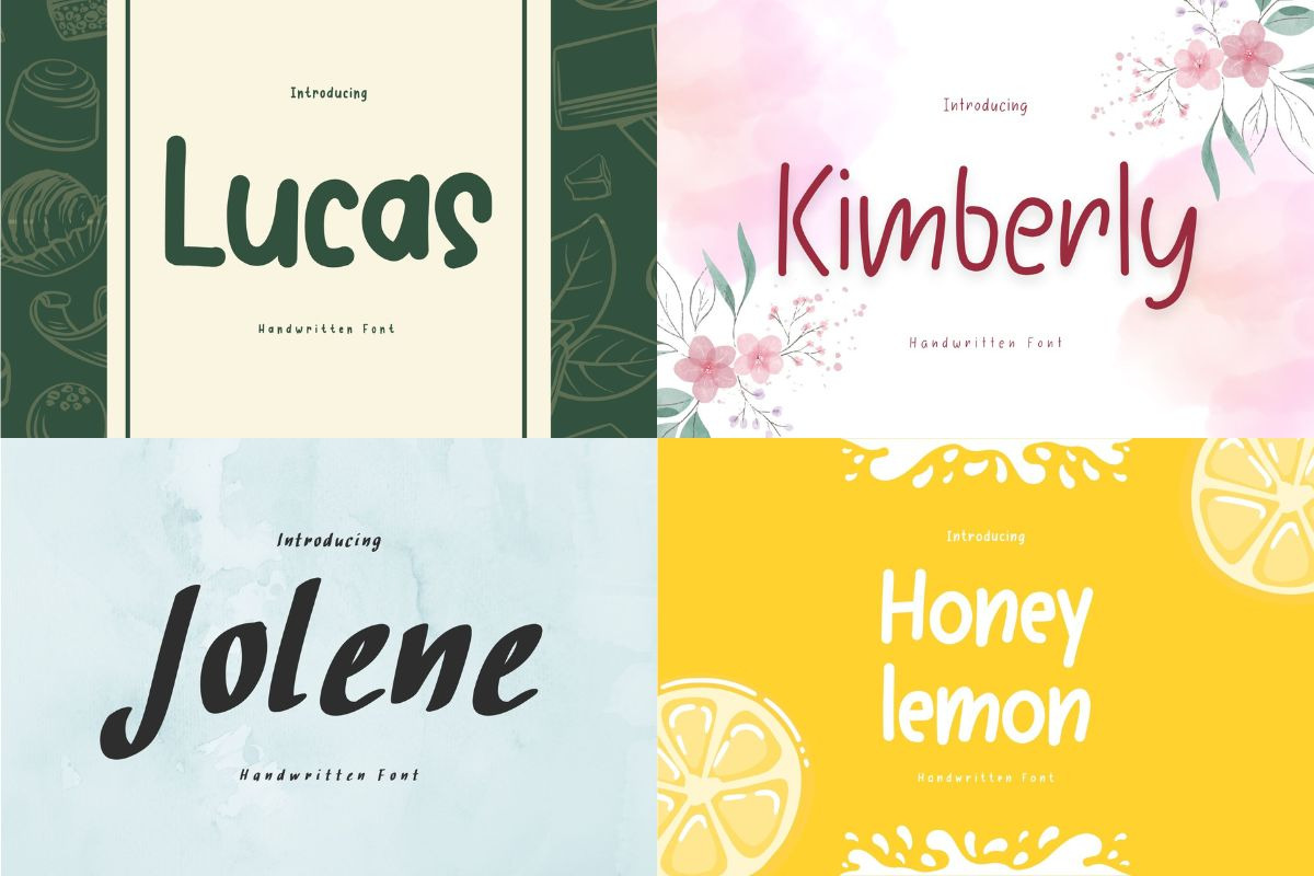 HANDWRITING FONT BUNDLE VOL. 3, a Handwritten Font by Brown Cupple (Photo 4 of 6)