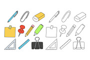Stationery And Office Equipment., an Object Illustration by kaisorn (Thumbnail 2 of 3)