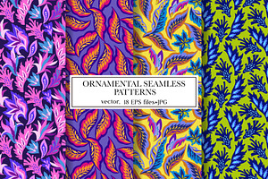 Ornamental seamless patterns