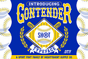 Contender Typeface, a Font by MightySHORT (Thumbnail 1 of 9)