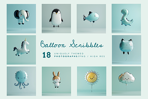 Balloon Scribbles, an Arts & Entertainment Photo by Typedreams.site