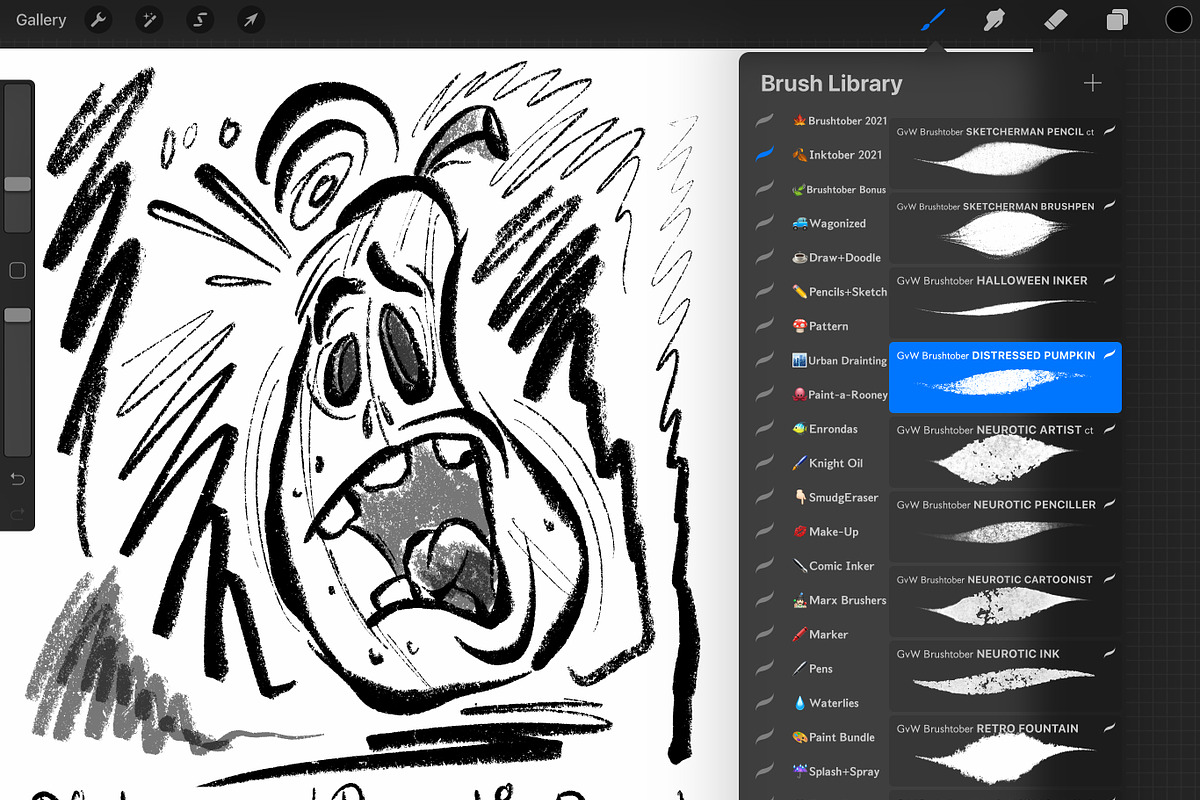 Georg's BrushTober 150+ Brushes Pack, a Brush Add-On by Georg's Procreate Brushes (Photo 8 of 21)