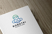 Ai Robot Mascot Logo, a Branding & Logo Template by Design_Planet (Thumbnail 4 of 4)