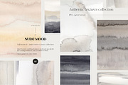 NUDE MOOD watercolor neutral texture, a Texture Graphic by Lana Elanor (Thumbnail 8 of 11)