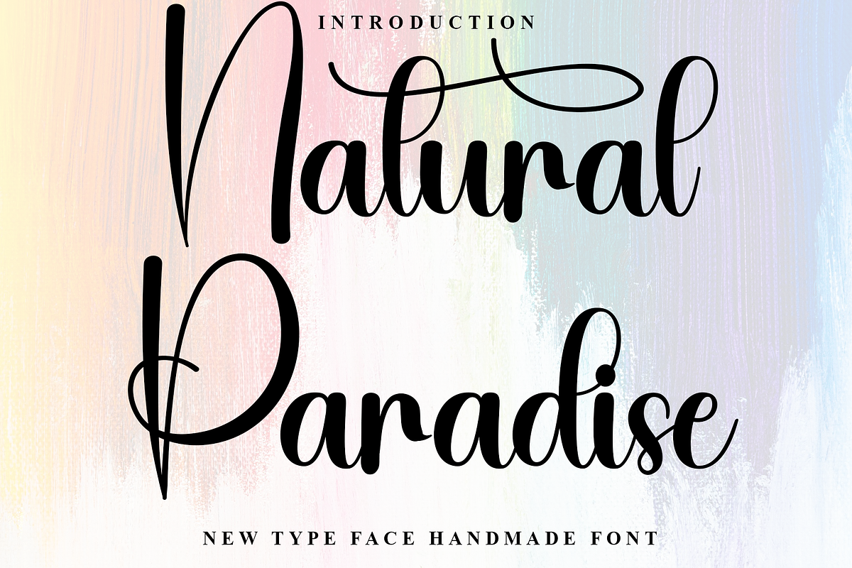 Natural Paradise, a Handwritten Font by FreshTypeINK (Photo 1 of 7)