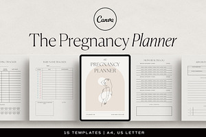 Pregnancy Planner Canva Template