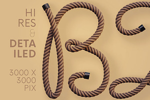 Rope - 3D Lettering