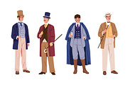 Retro, vintage fashion gentlemen set, a Person Illustration by Good Studio (Thumbnail 2 of 4)